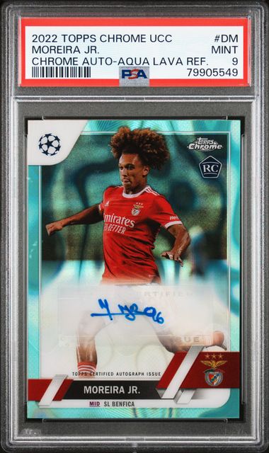 2022 Topps Chrome Uefa Club Competitions Chrome Autographs Orange