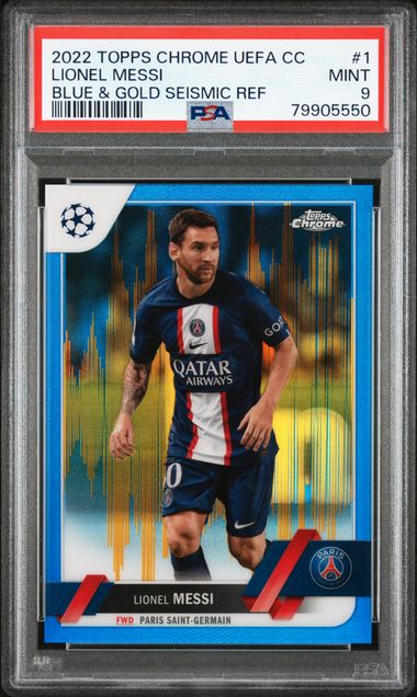 2021-22 Lionel Messi Match-Used Paris Saint-Germain Primary Jersey - MEARS  on Goldin Auctions