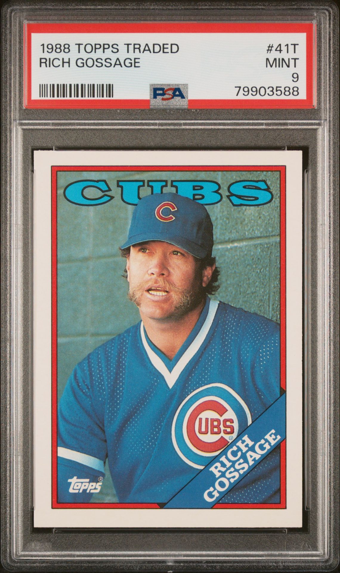 1988 Topps TOPPS TRADED #41T Rich Gossage front