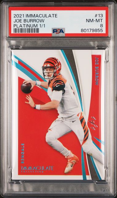 Sold at Auction: 2021 Donruss Joe Burrow Game Used