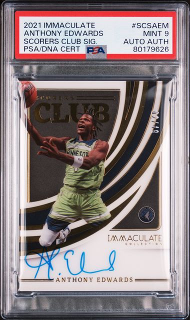 2021 Panini Immaculate Collection Scorers Club Signatures