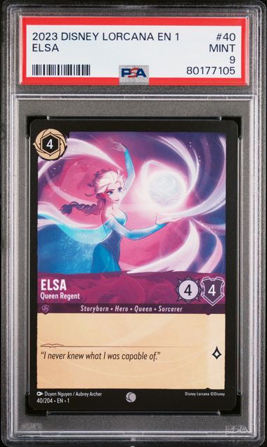 2023 Lorcana Disney Lorcana #40 First Chapter Elsa front