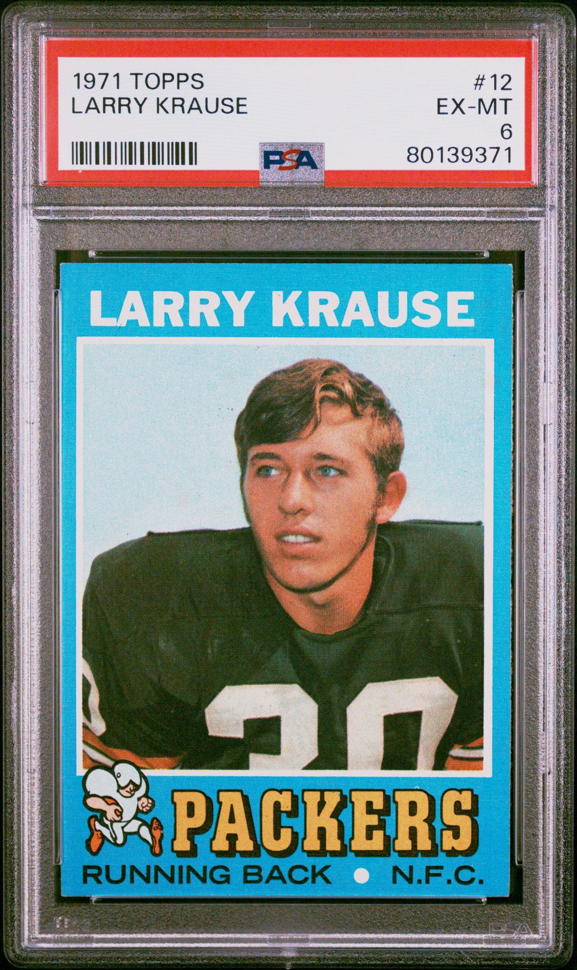 1971 Topps TOPPS #12 Larry Krause front