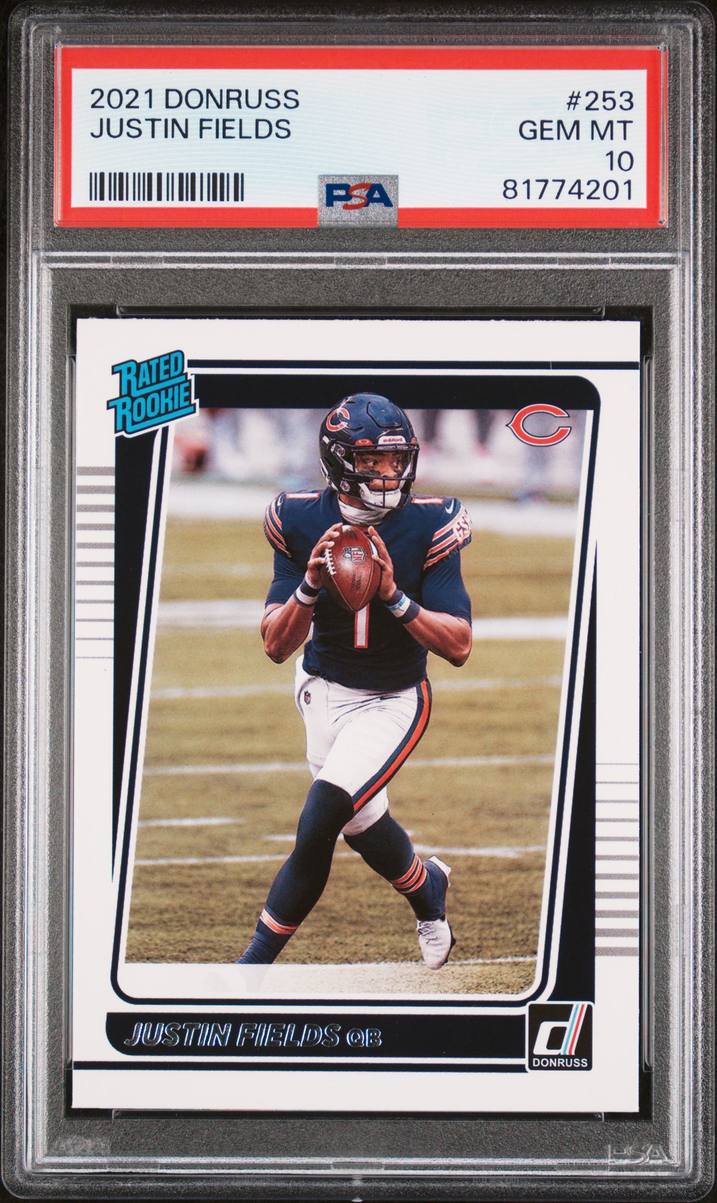 2021 PANINI DONRUSS #253 JUSTIN FIELDS