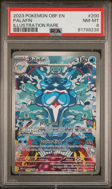 2023 Pokemon Obf En-Obsidian Flames Illustration Rare 200 Palafin