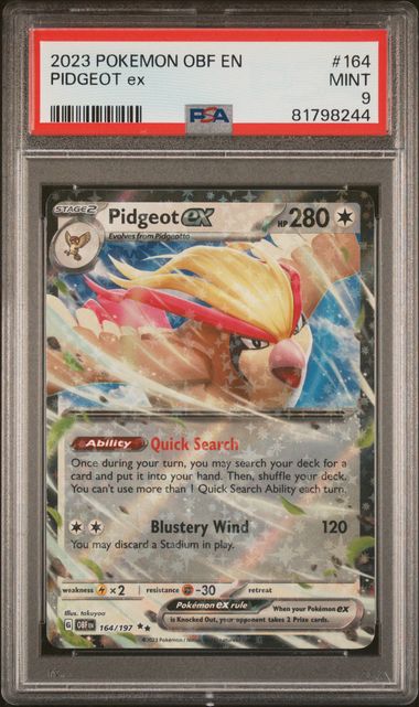 Pidgeot EX 2023 Pokémon TCG (164/197)