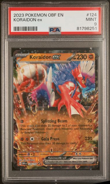 2023 Pokemon SVI En-Scarlet & Violet #247 Koraidon Ex – PSA MINT 9 on  Goldin Auctions