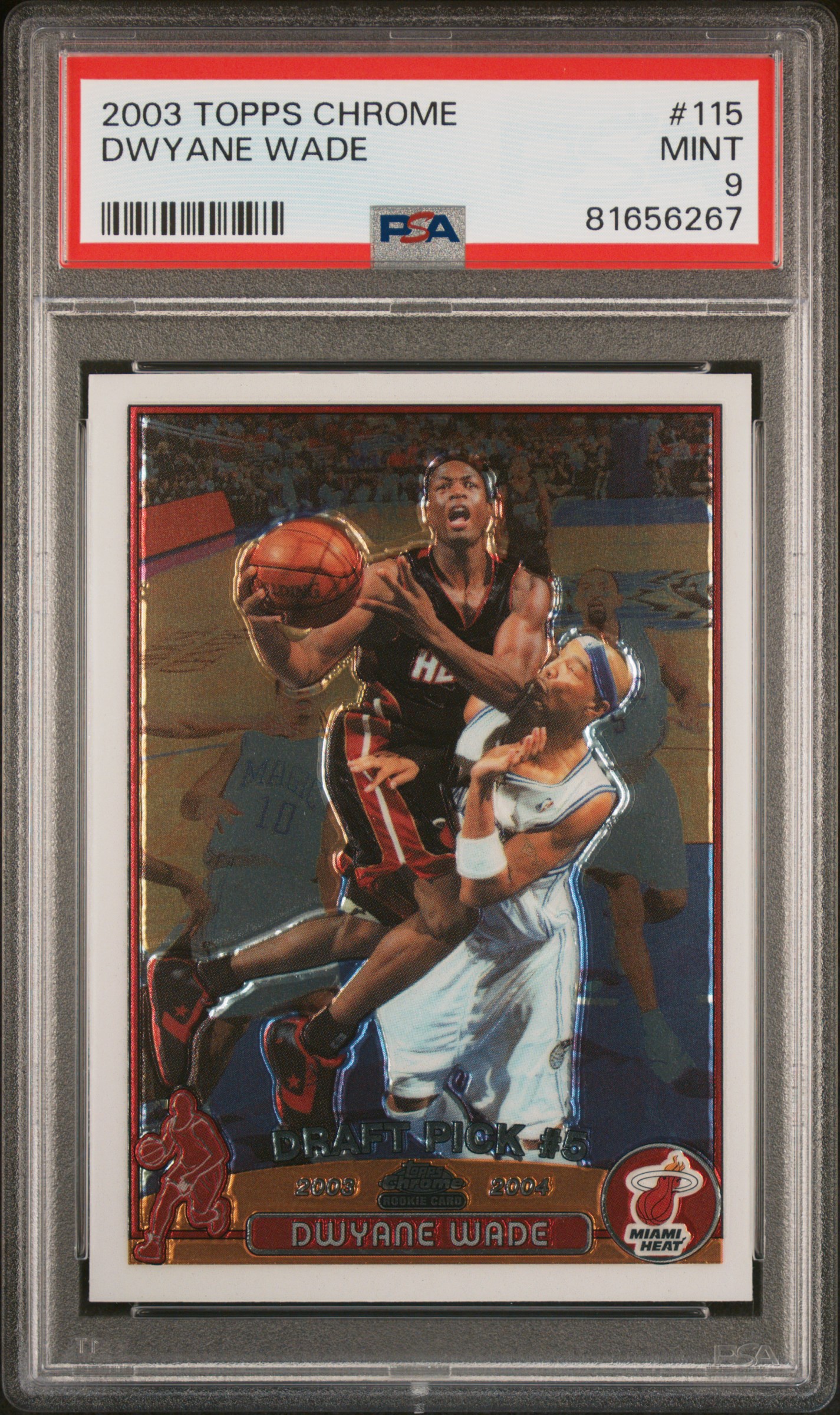 2003 TOPPS CHROME #115 DWYANE WADE