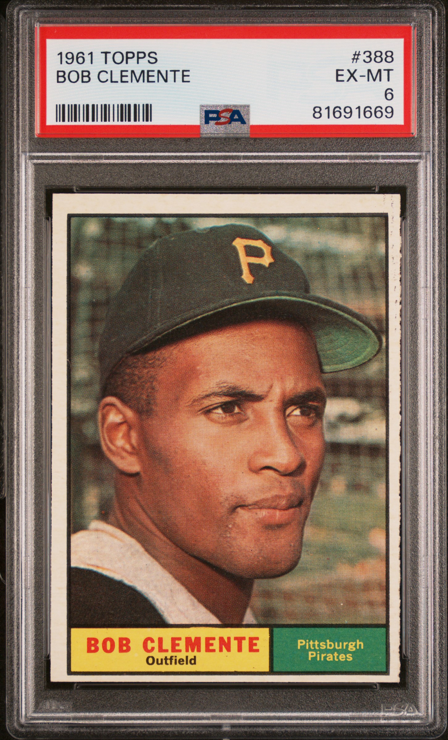 1961 TOPPS #388 BOB CLEMENTE