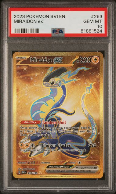 2023 Pokemon SVI En-Scarlet & Violet 253 Miraidon Ex PSA 10 on Goldin  Auctions