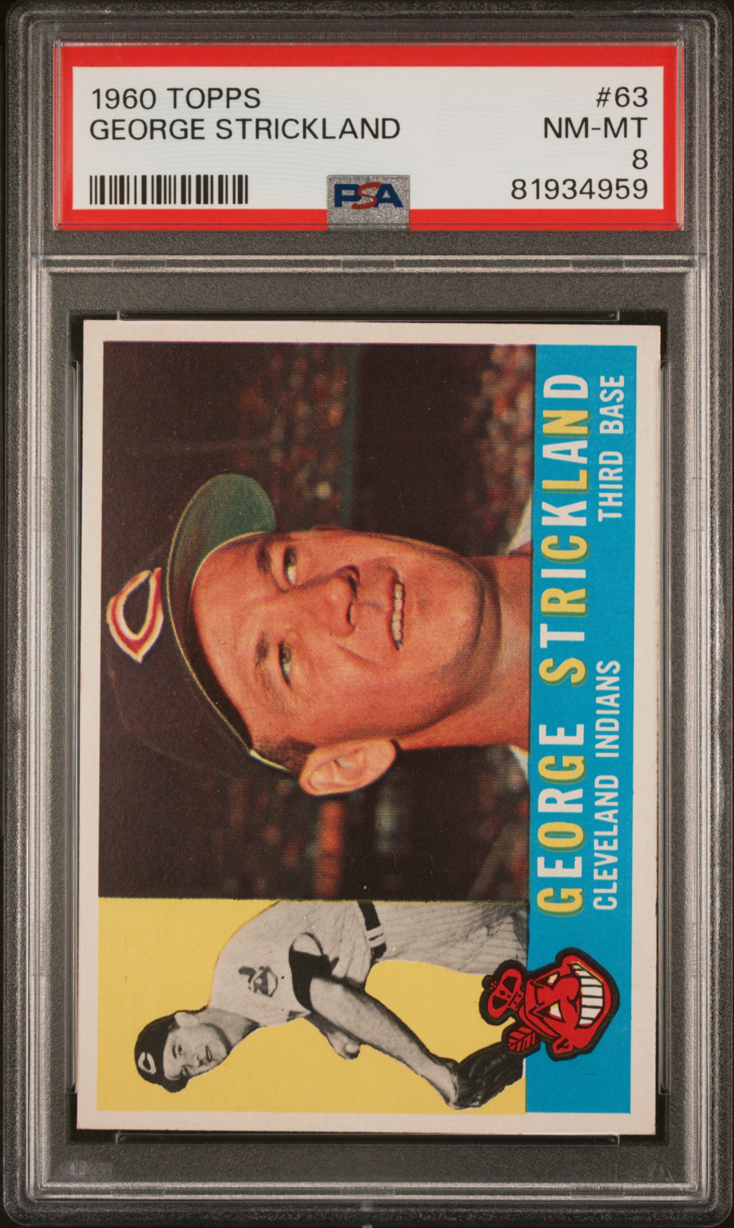 1960 TOPPS #63 GEORGE STRICKLAND