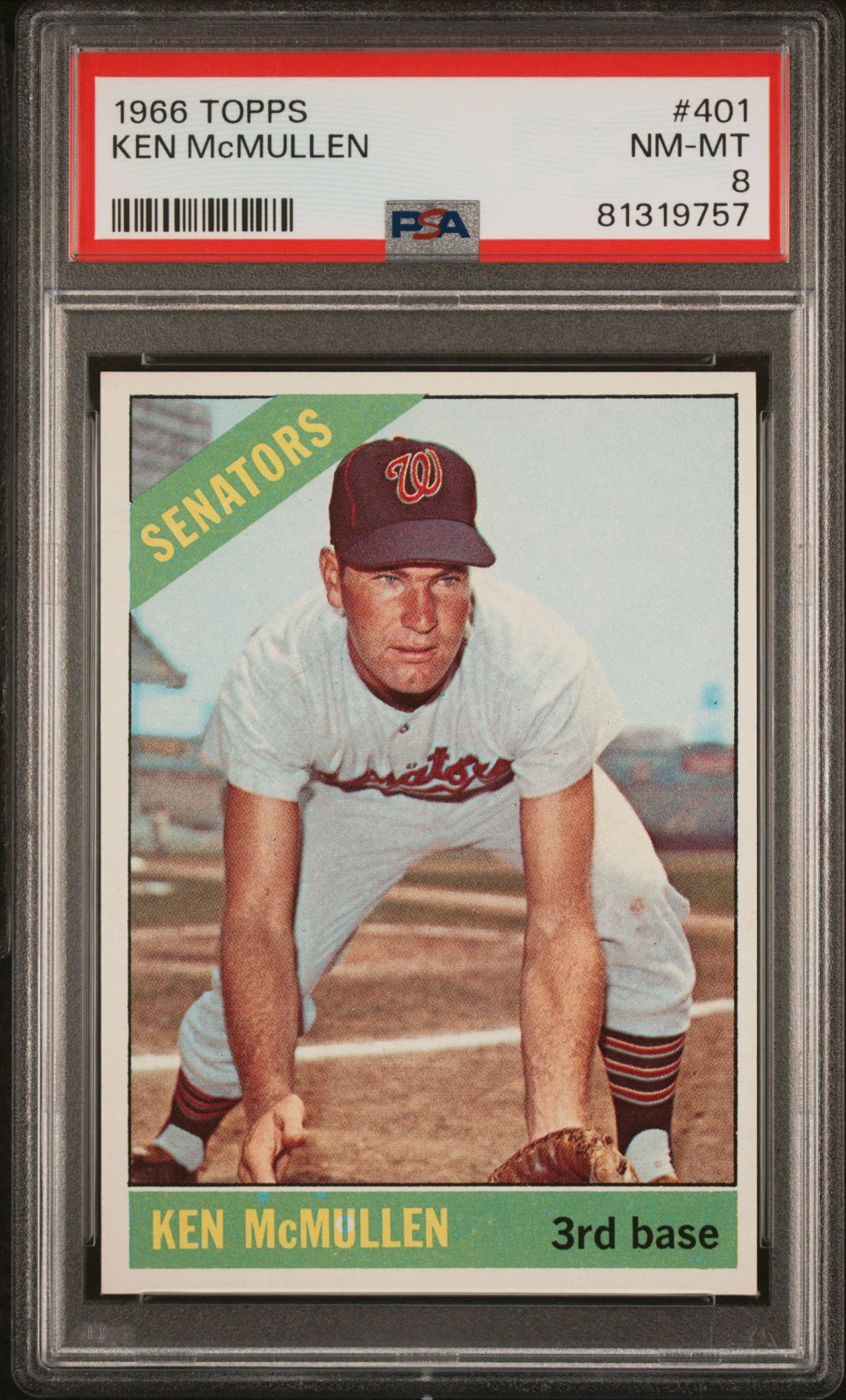 1966 Topps TOPPS #401 Ken Mcmullen front