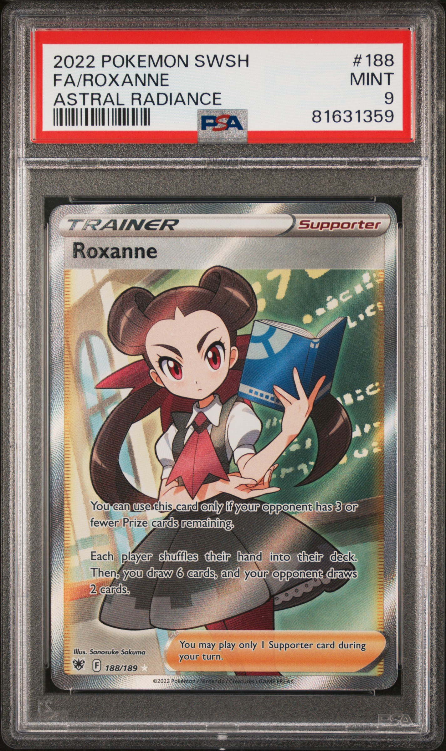 2022 POKEMON SWORD & SHIELD ASTRAL RADIANCE #188 FA/ROXANNE ASTRAL RADIANCE