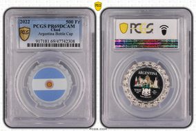2022 500 Fr Argentina Bottle Cap PR69DCAM