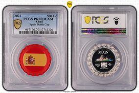2022 500 Fr Spain Bottle Cap PR70DCAM