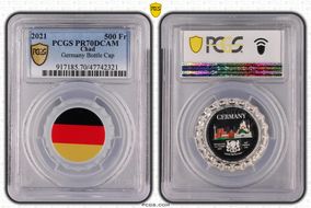 2021 500 Fr Germany Bottle Cap PR70DCAM