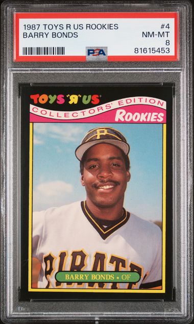 1987 Toys R Us Rookies #4 Barry Bonds - NM-MT