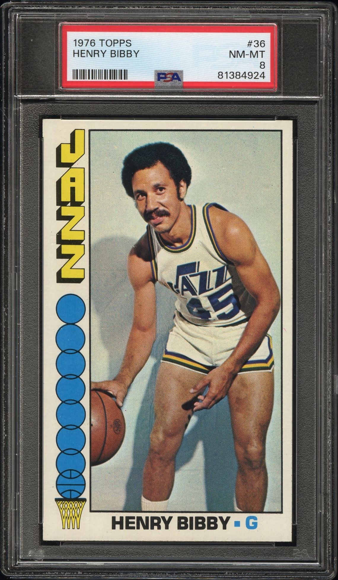 1976 Topps Henry Bibby #36 Nm-Mt 8 front