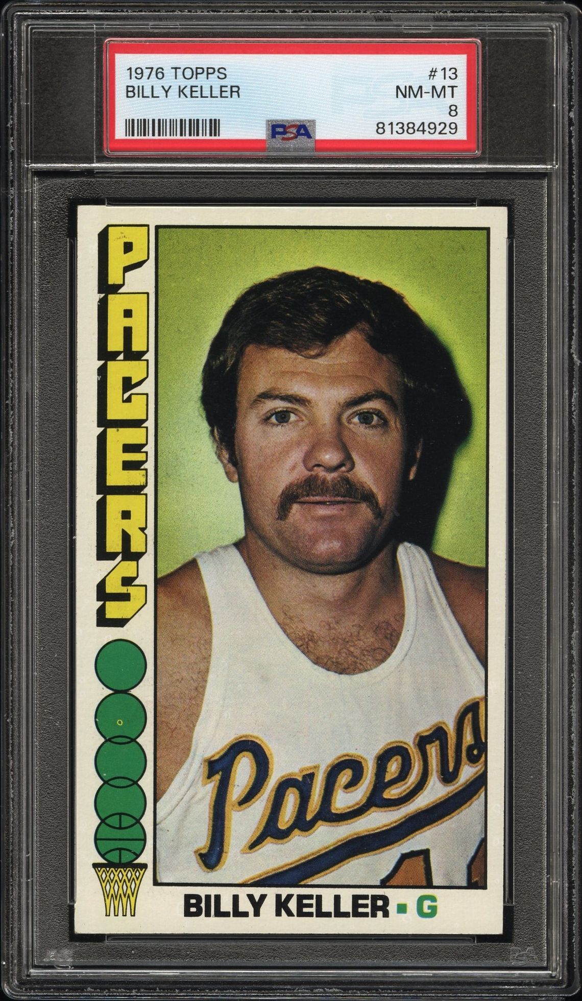 1976 Topps Billy Keller #13 Nm-Mt 8 front