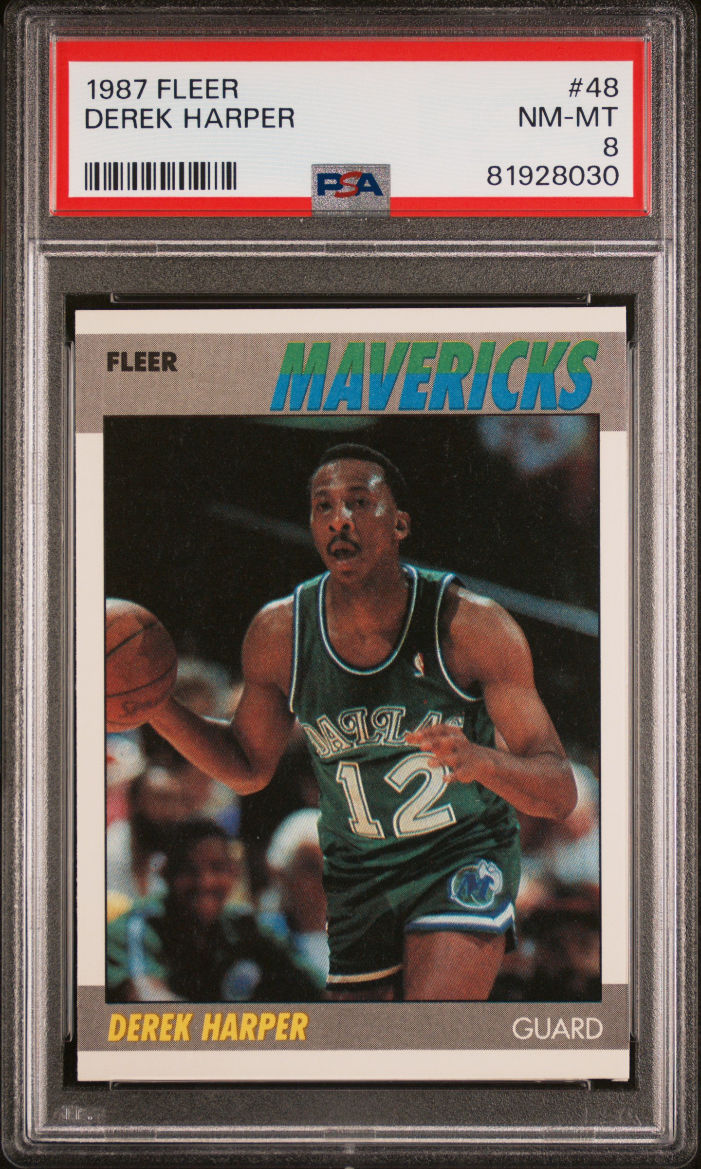 1987 FLEER #48 DEREK HARPER