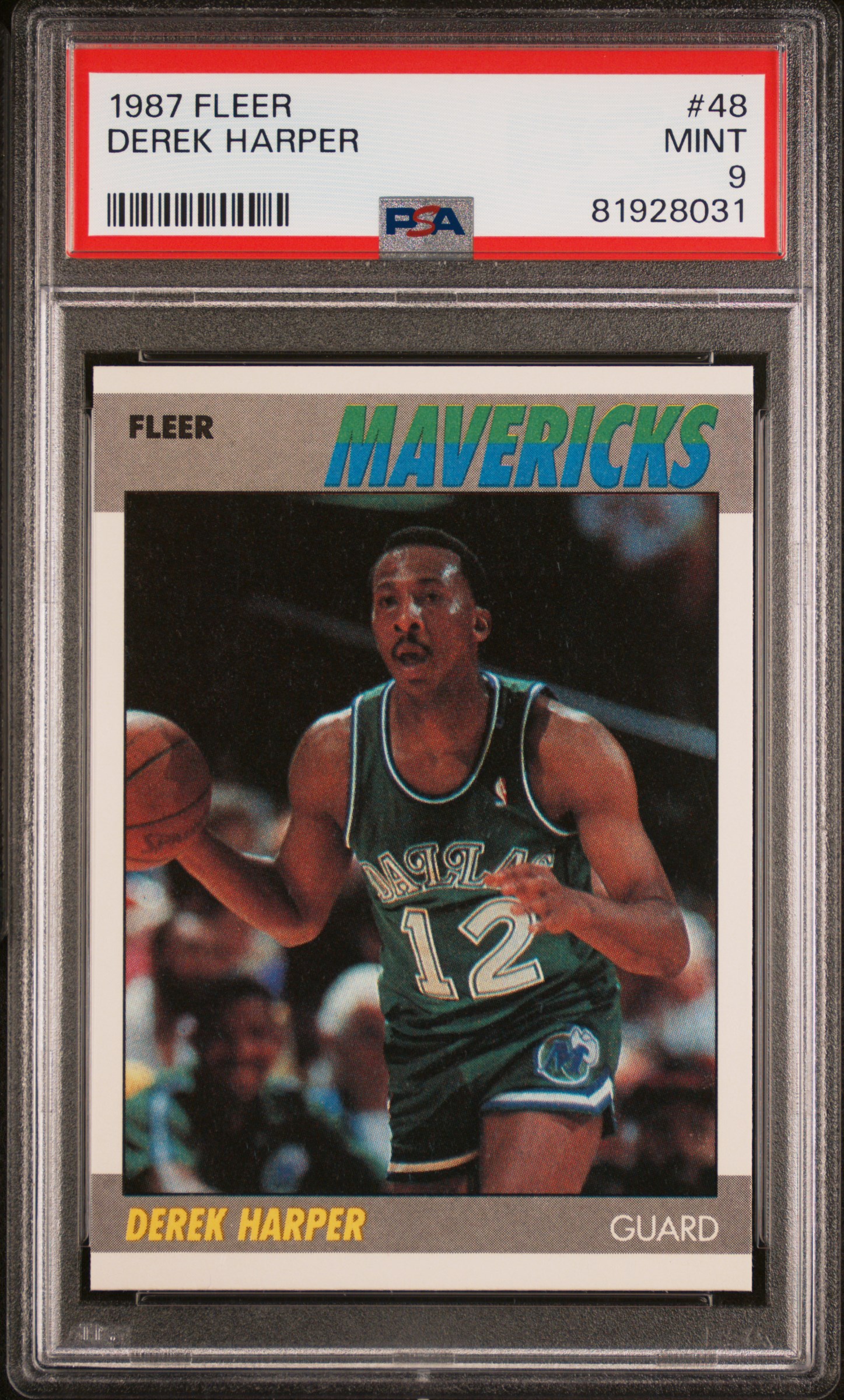 1987 FLEER #48 DEREK HARPER