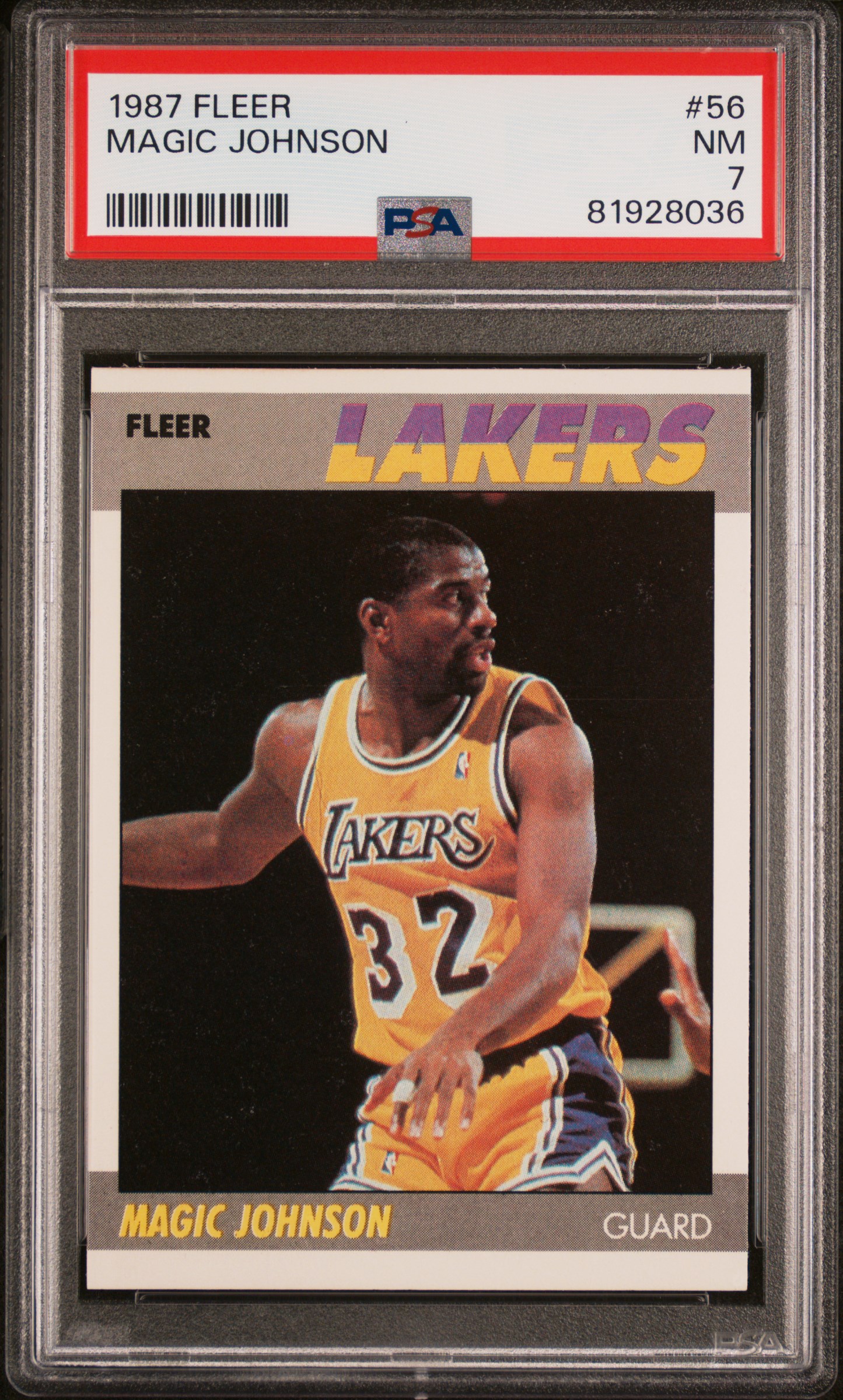 1987 FLEER #56 MAGIC JOHNSON