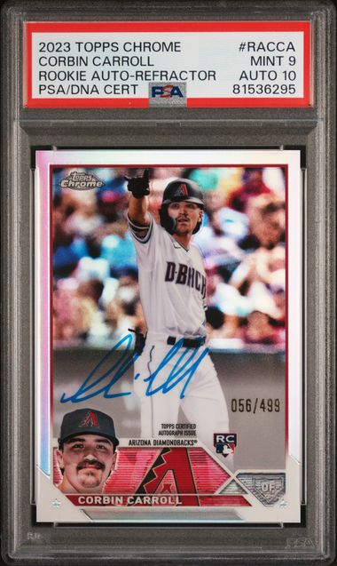 2023 Topps Chrome Rookie Autograph Refractor Racca Corbin