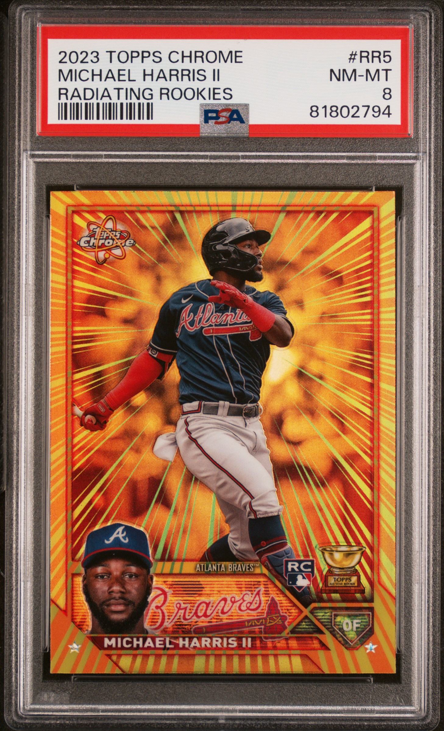 2023 TOPPS CHROME RADIATING ROOKIES #RR5 MICHAEL HARRIS II