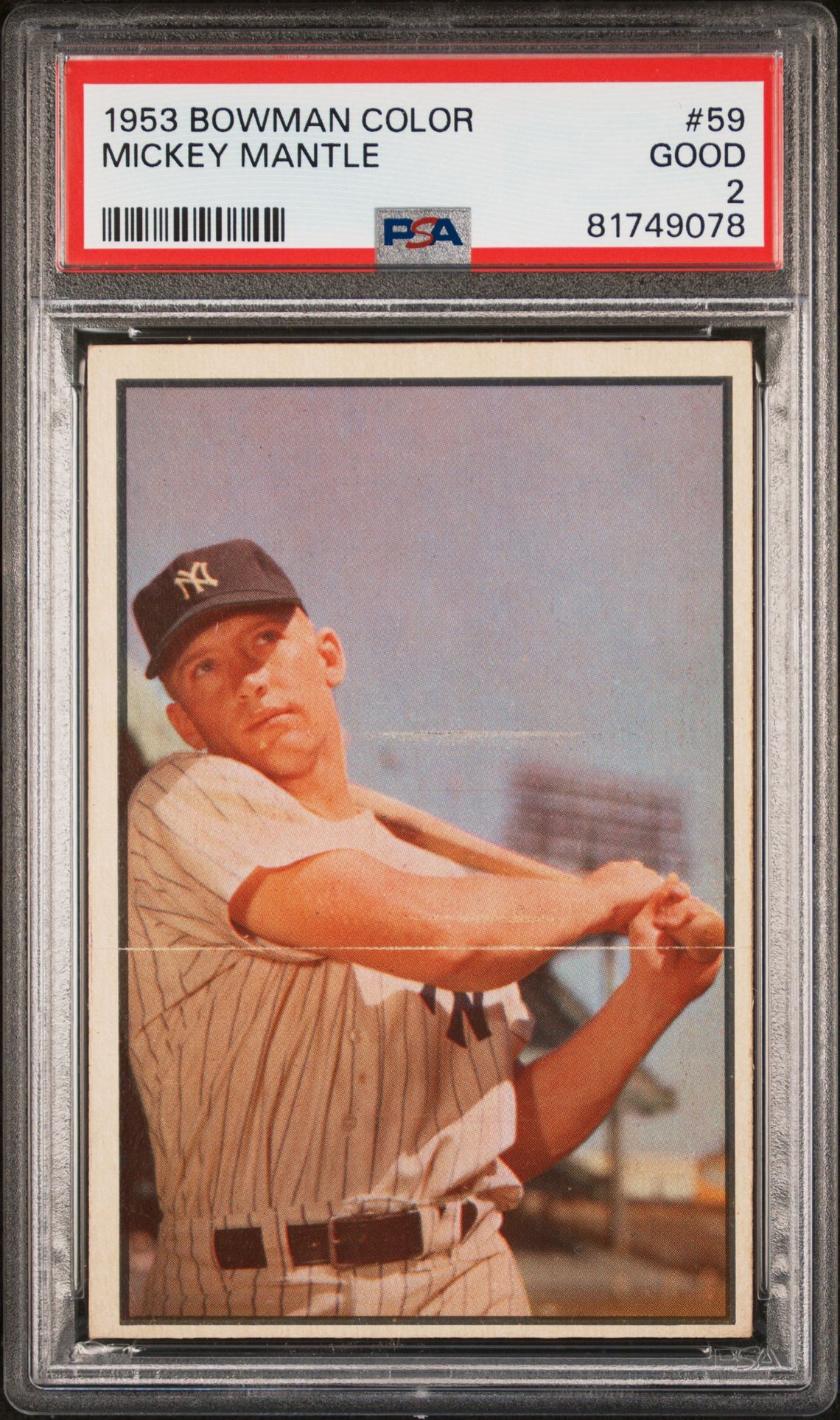 Bowman Mickey Mantle front