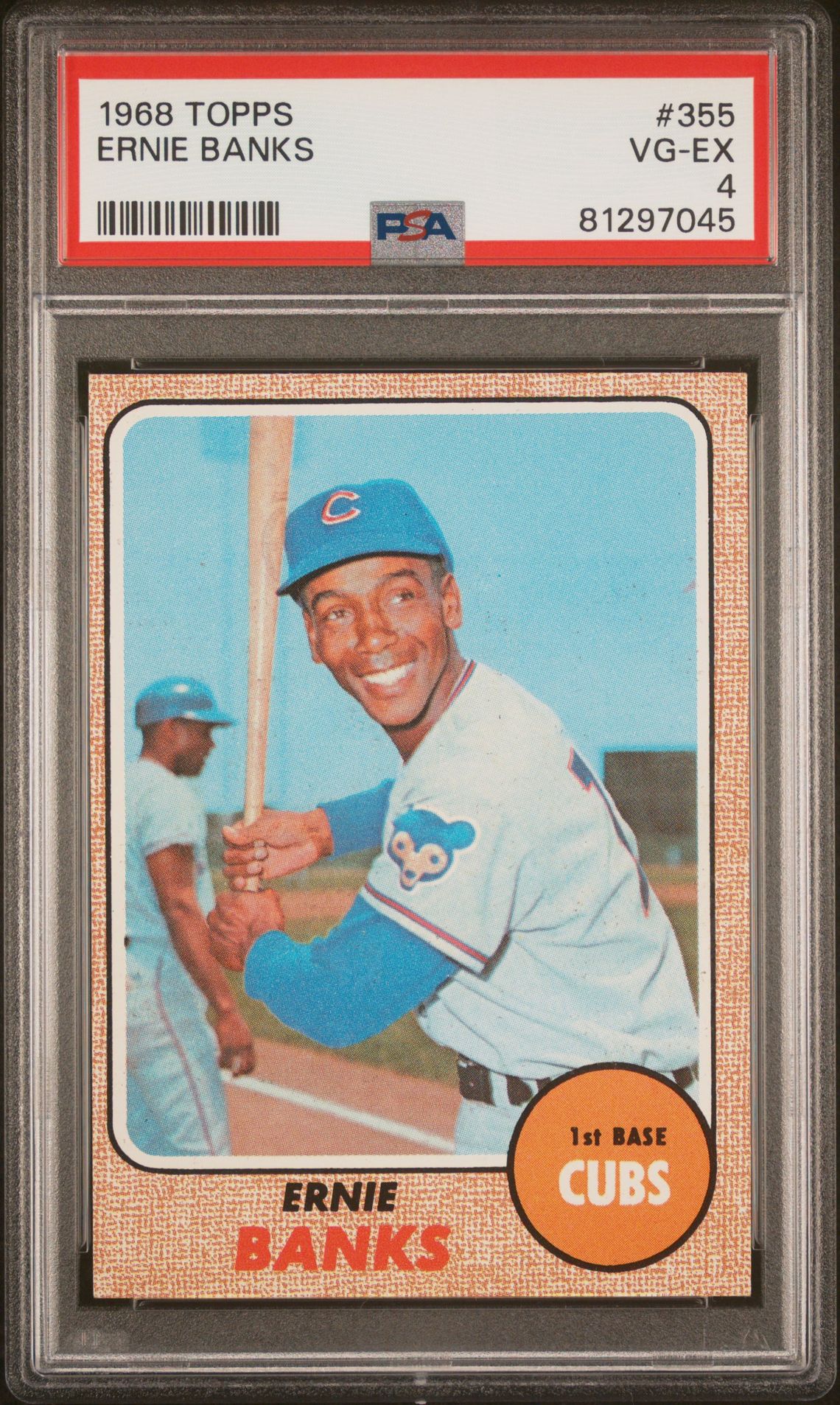 1968 Topps TOPPS #355 Ernie Banks front
