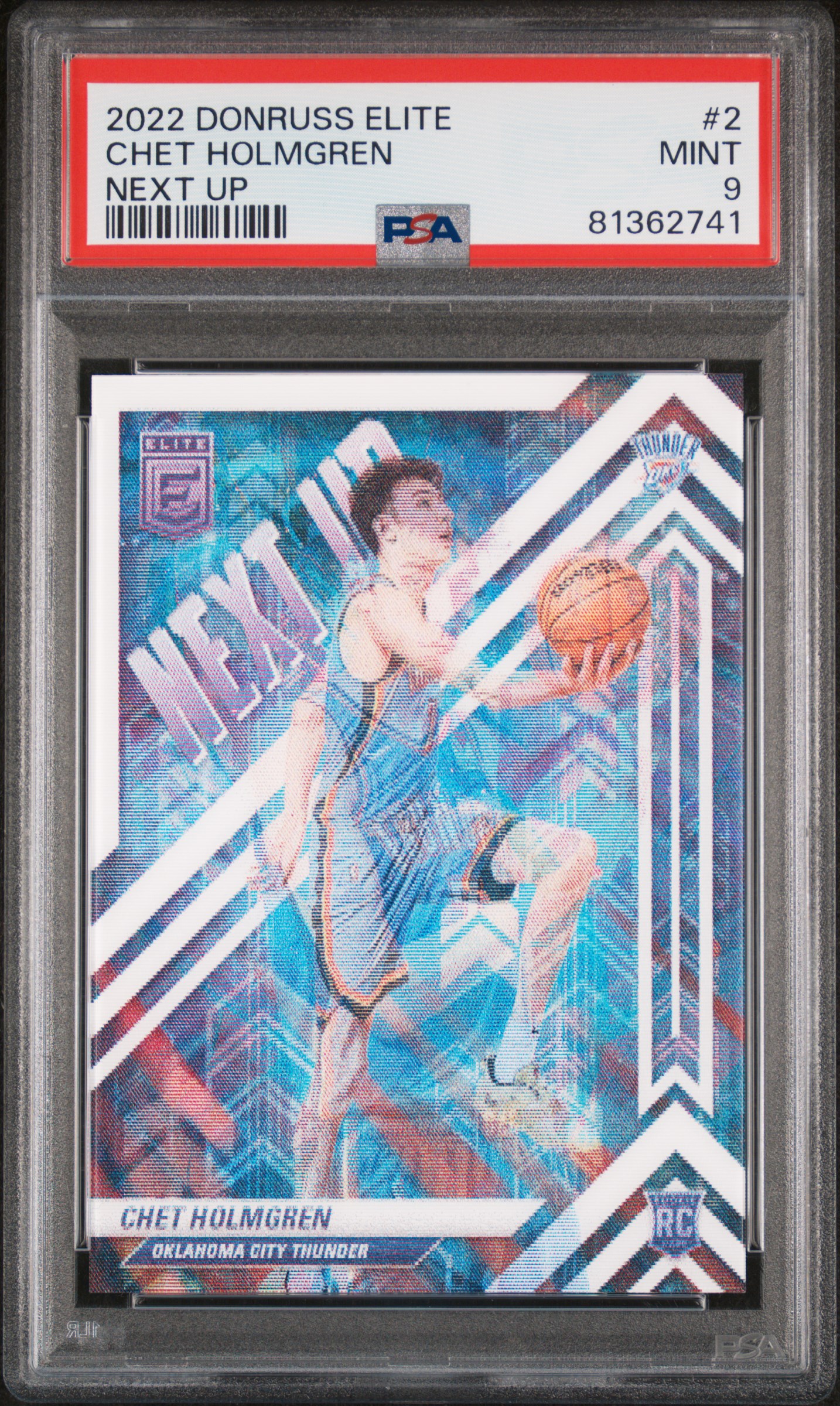 2022 PANINI DONRUSS ELITE NEXT UP #2 CHET HOLMGREN NEXT UP