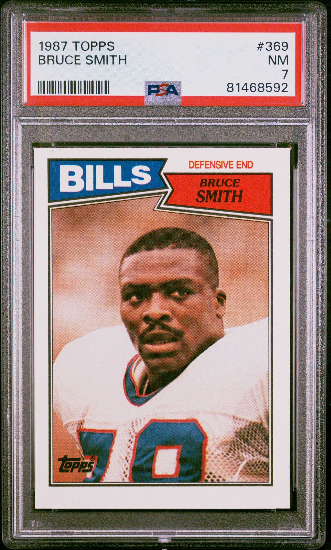 1987 Topps TOPPS #369 Bruce Smith front