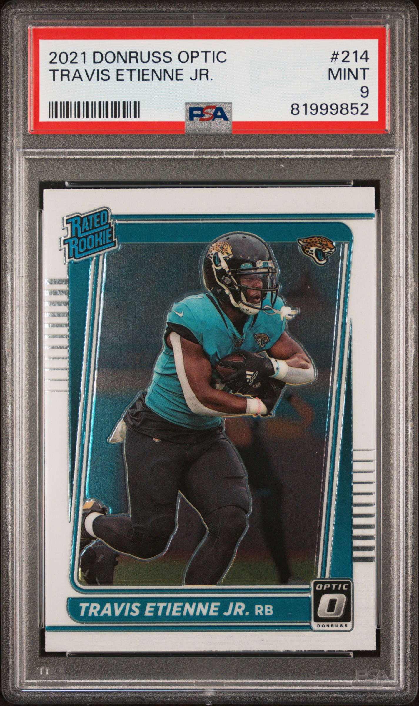 2021 PANINI DONRUSS OPTIC #214 TRAVIS ETIENNE JR.