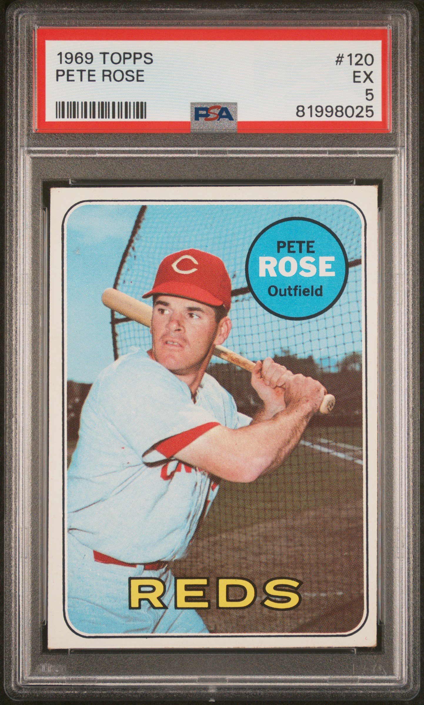 1969 TOPPS #120 PETE ROSE
