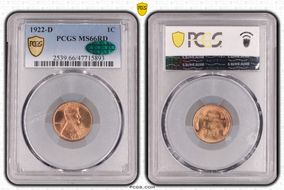 1922-D 1C MS66RD
