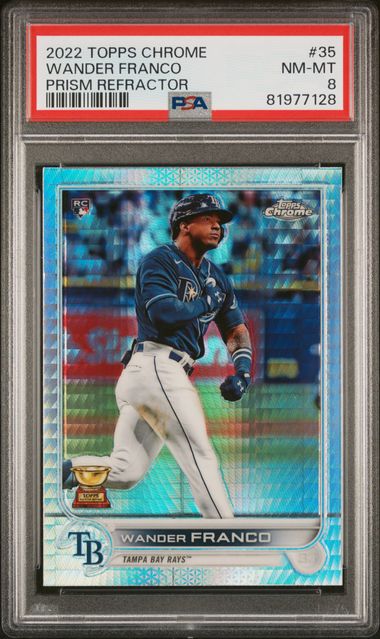 2022 Topps Topps Chrome Prism Refractor #35 Wander Franco front