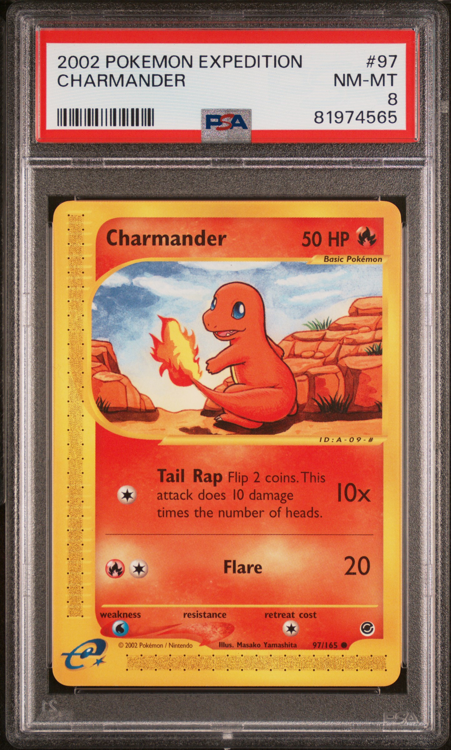 2002 POKEMON EXPEDITION #97 CHARMANDER