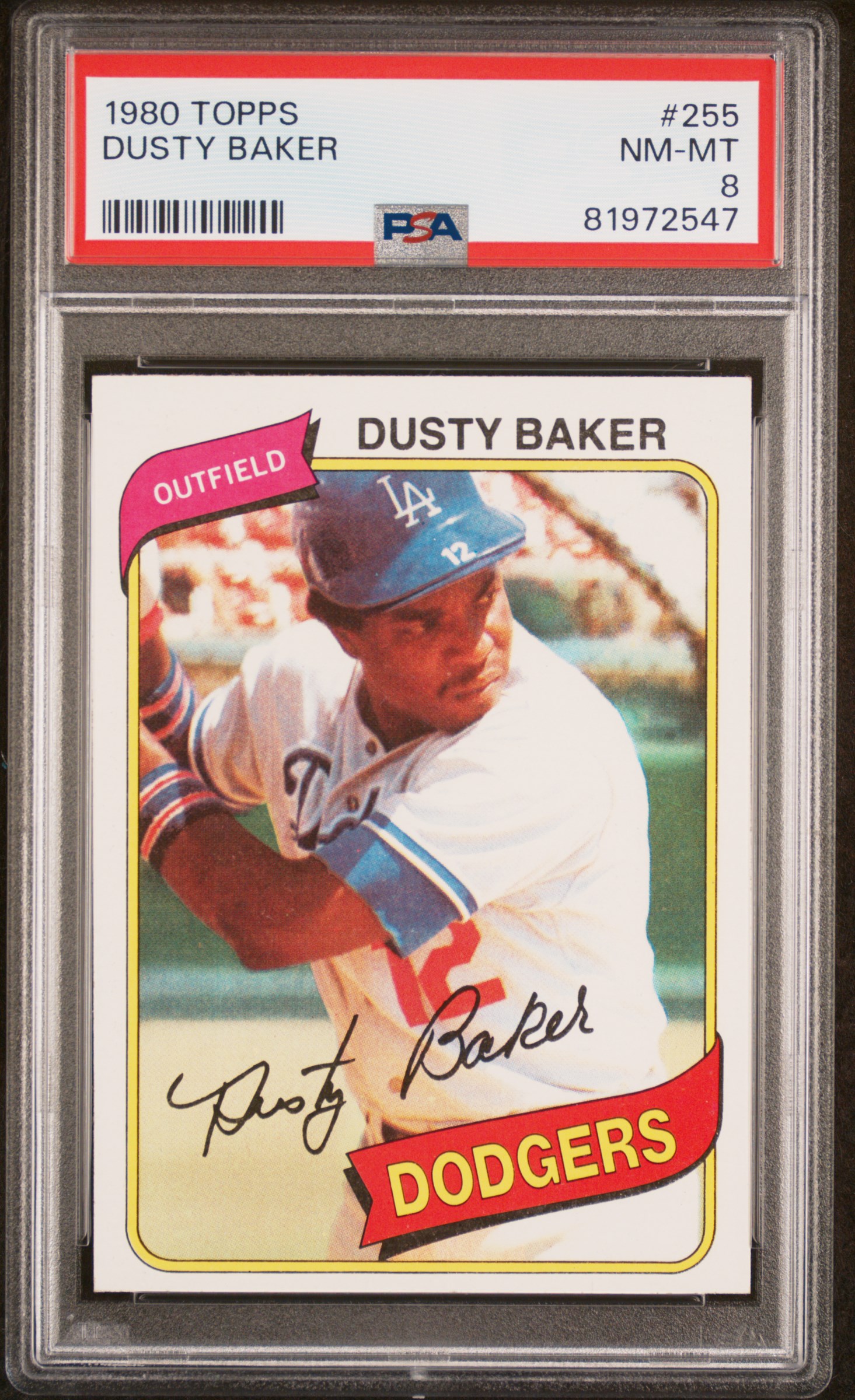 1980 TOPPS #255 DUSTY BAKER