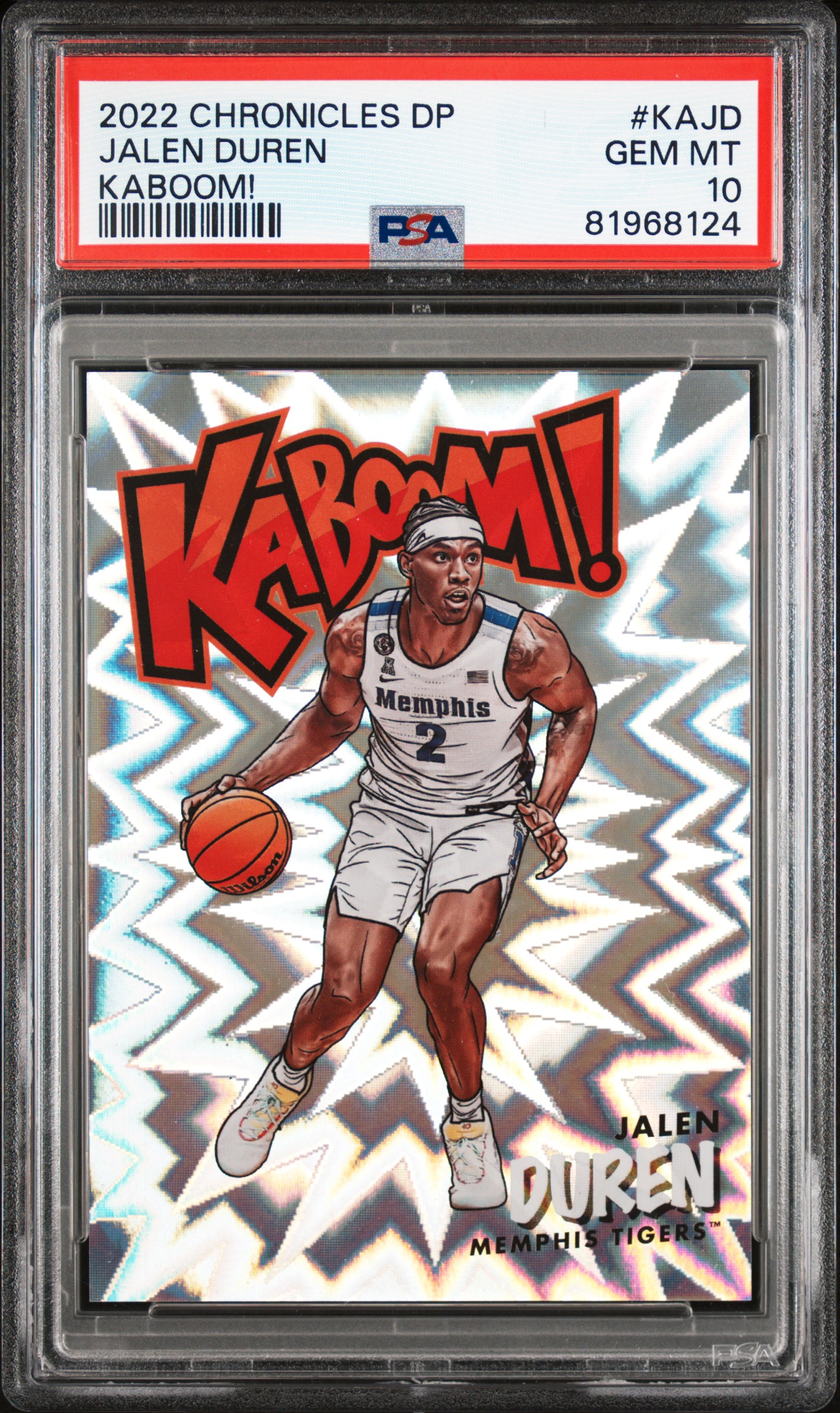 2022 PANINI CHRONICLES DRAFT PICKS KABOOM! #KAJD JALEN DUREN KABOOM!