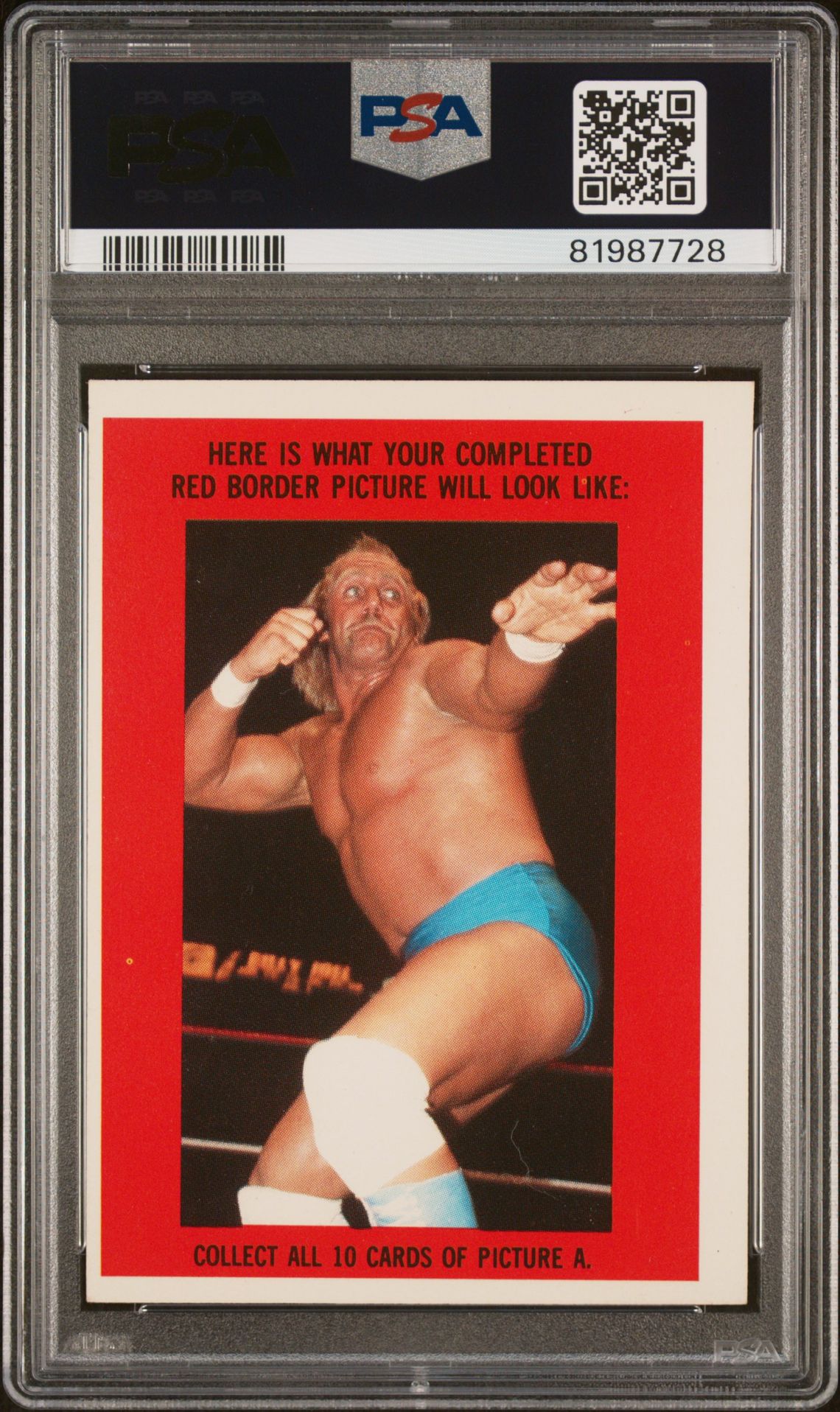 1985 Topps Wwf Stickers Hulk Hogan #11 (Stickers) Ex-Mt 6 back