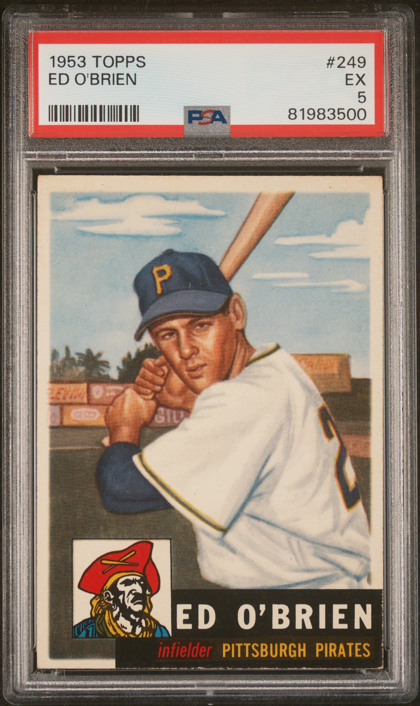 1953 TOPPS #249 ED O'BRIEN