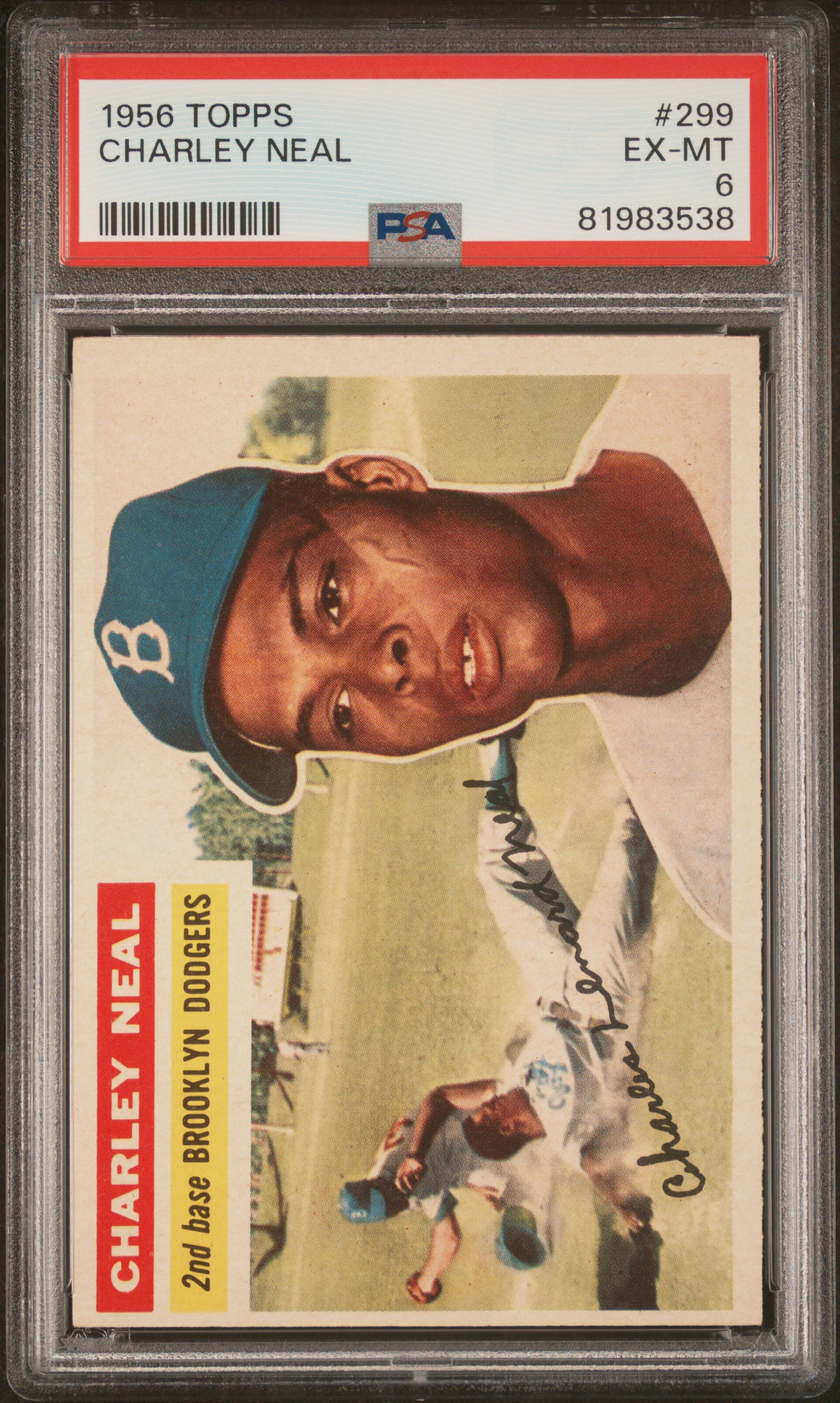1956 TOPPS #299 CHARLEY NEAL