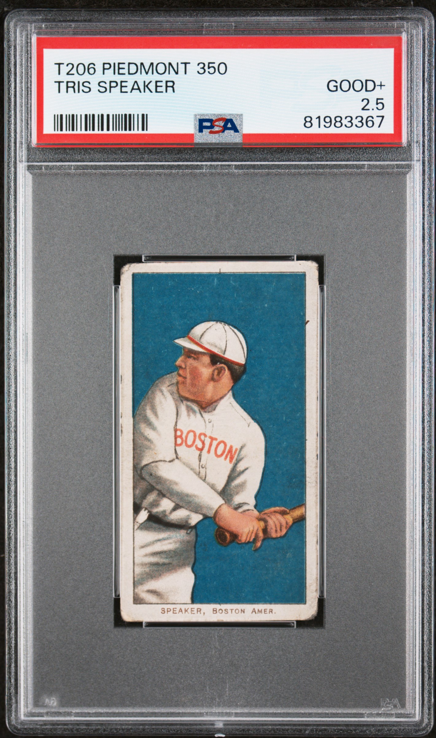 1909-11 T206 PIEDMONT 350 TRIS SPEAKER