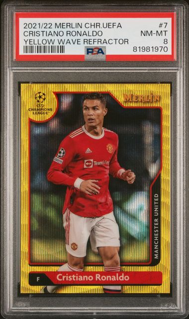 2004 Upper Deck SP Authentic Manchester United Gold #7 Cristiano ...