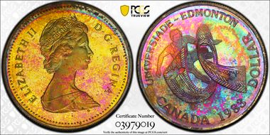 1983 S$1 W.U.Games PR66DCAM