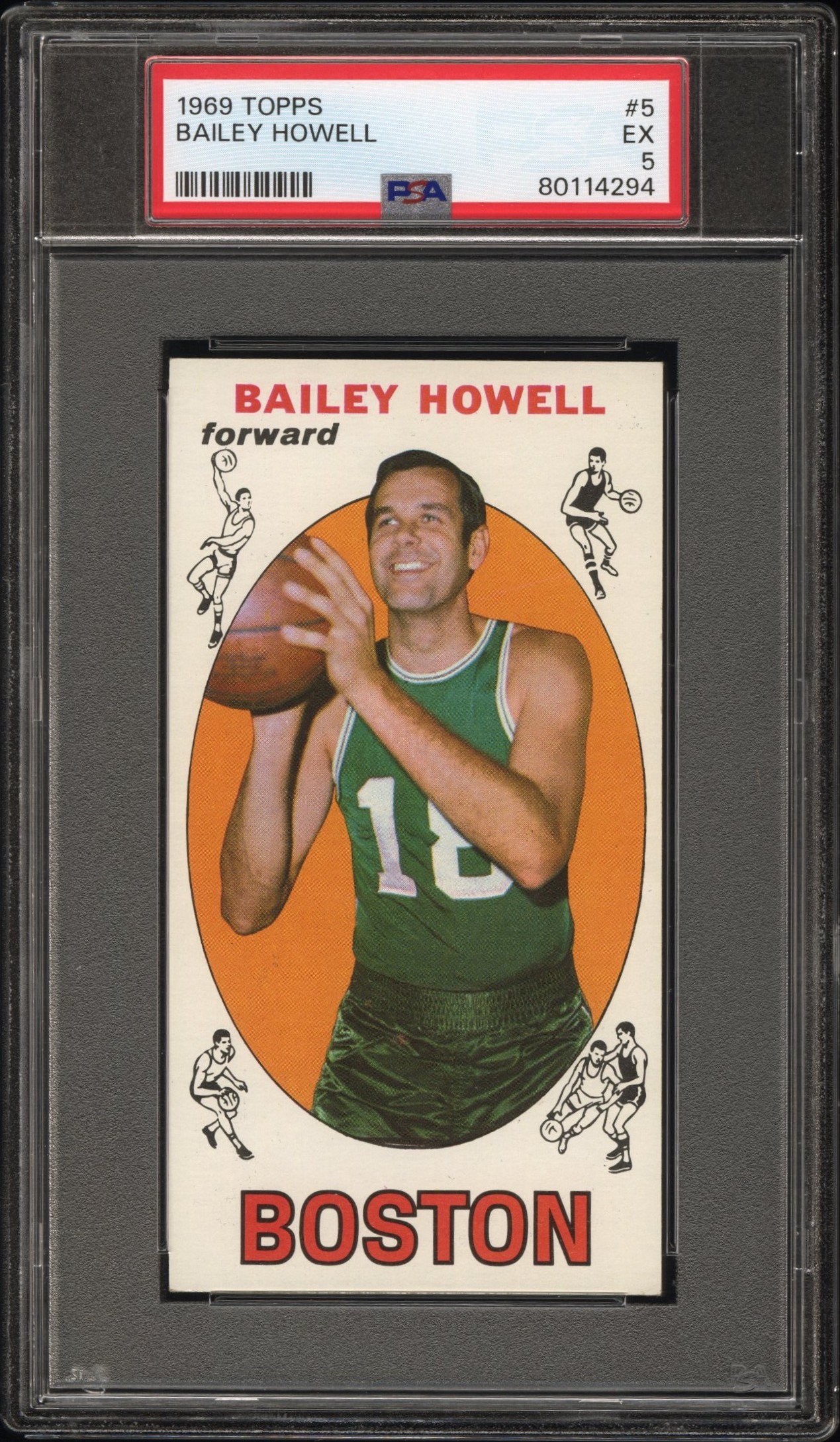 1969 Topps #5 Bailey Howell – PSA EX 5