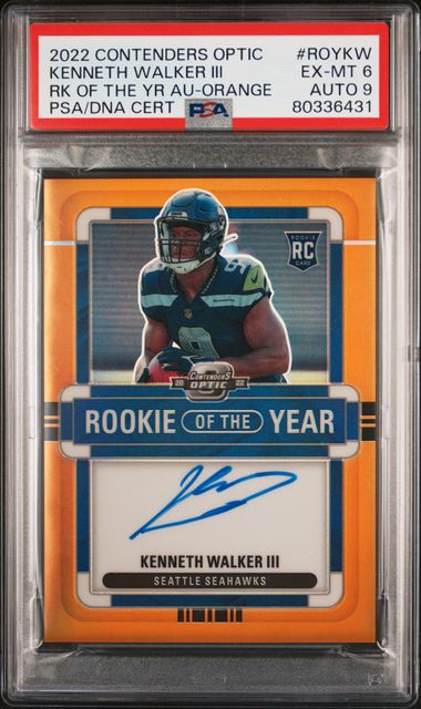 2022 Panini Flawless Kenneth Walker III Rookie RPA Laundry Tag