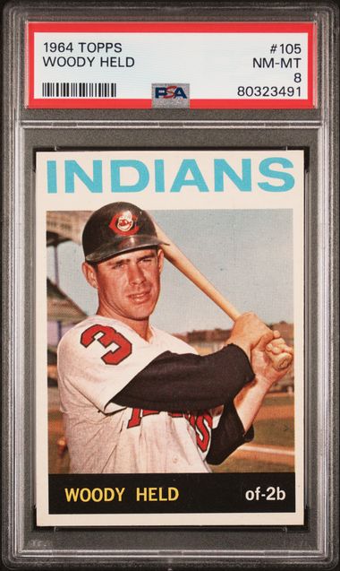 1964 Topps #105 Woody Held front