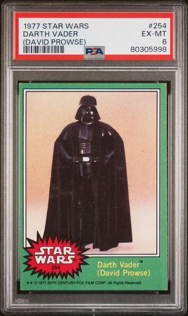 2022 Topps Star Wars Chrome Galaxy Superfractor #2 Darth Vader (#1