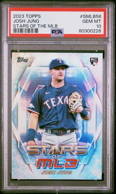 2023 Topps Stars Of The MLB Series 2 #SMLB56 Josh Jung – PSA GEM